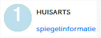 Voorbeeld spiegelinformatie huisarts
