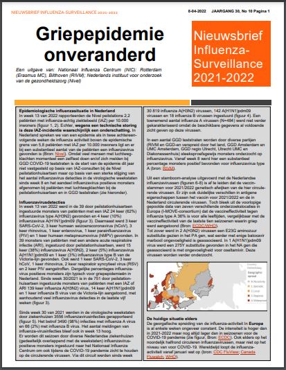 Nivel-Influenza-nieuwsbrief