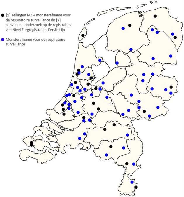 Nivel Peilstations in Nederland 2024